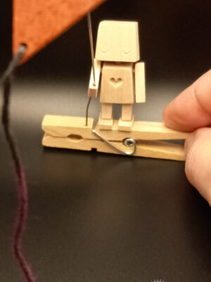 Tiny Robot with a Kite